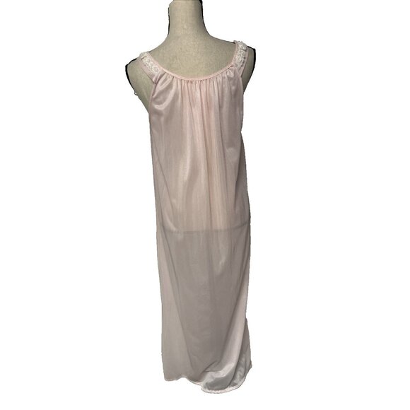 Berkliff Women’s 2 Pc. Nightgown Set Peignoir Light Pink M Flawed - Picture 4 of 12